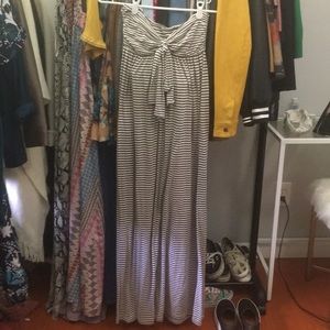 Swell striped maxi dress